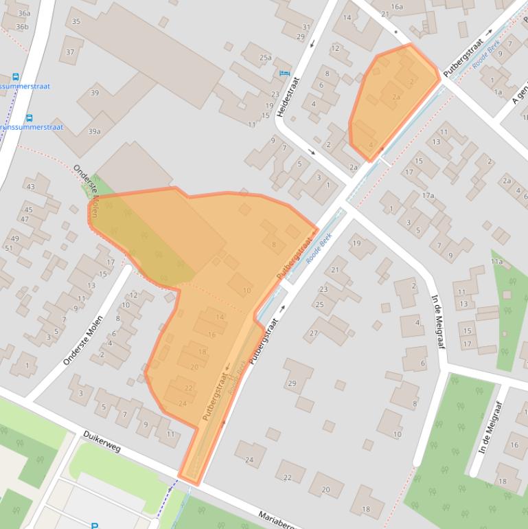 Kaart van postcodegebied 6451EB.