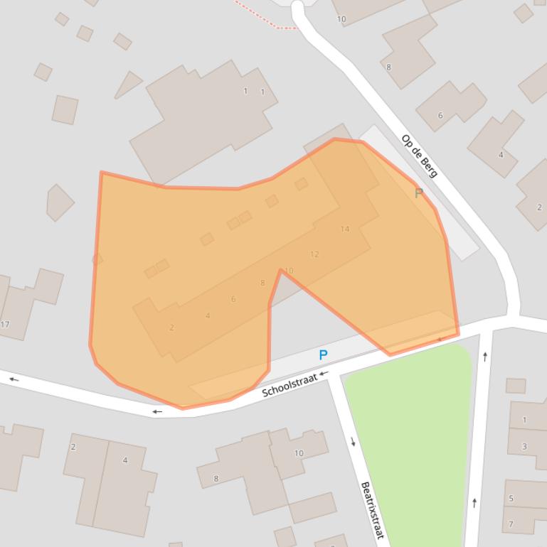 Kaart van postcodegebied 6451EH.