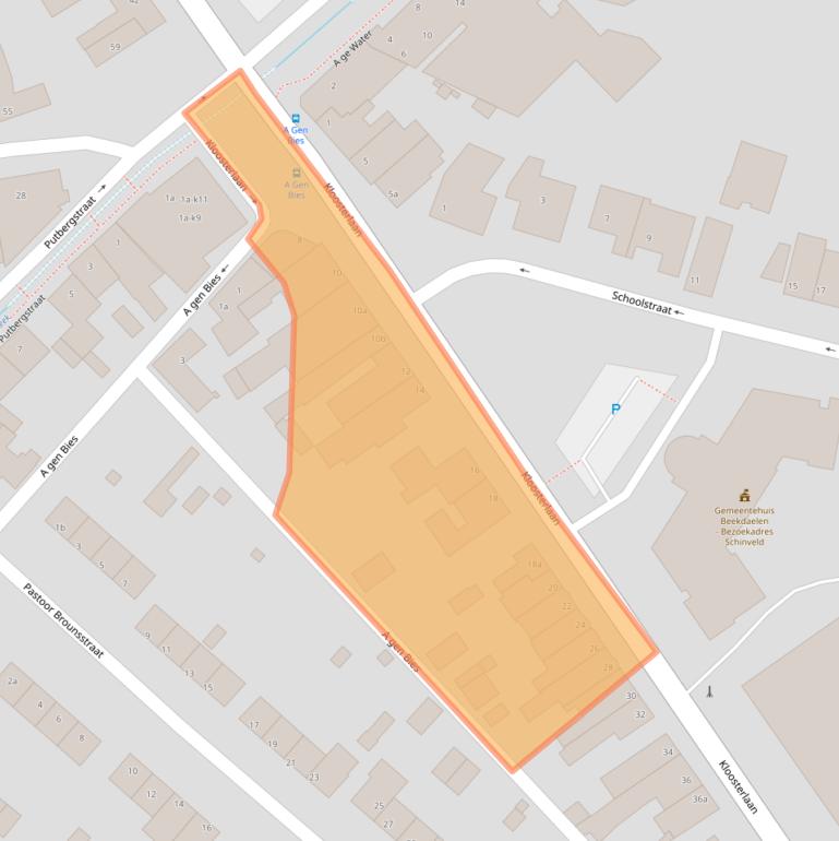 Kaart van postcodegebied 6451EP.