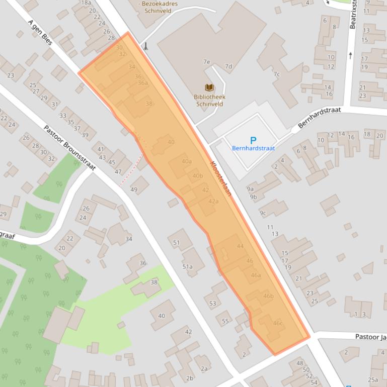 Kaart van postcodegebied 6451ER.