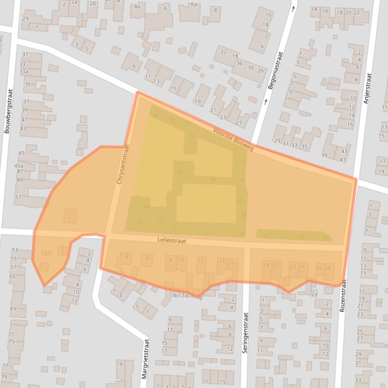 Kaart van postcodegebied 6451HA.