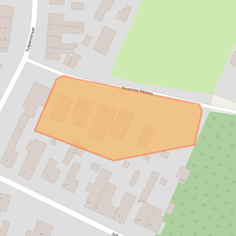 Kaart van postcodegebied 6451HS.