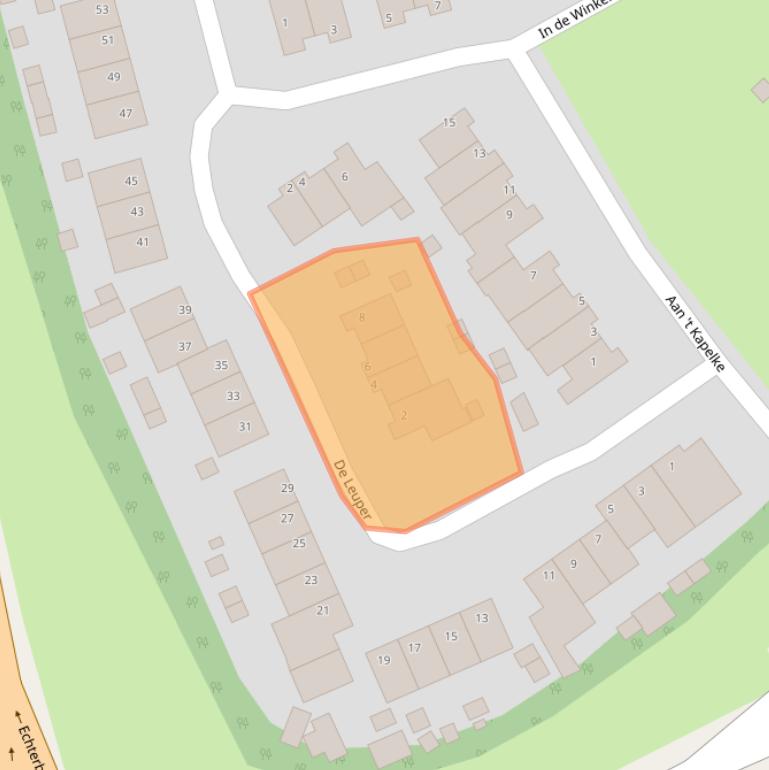 Kaart van postcodegebied 6451JB.