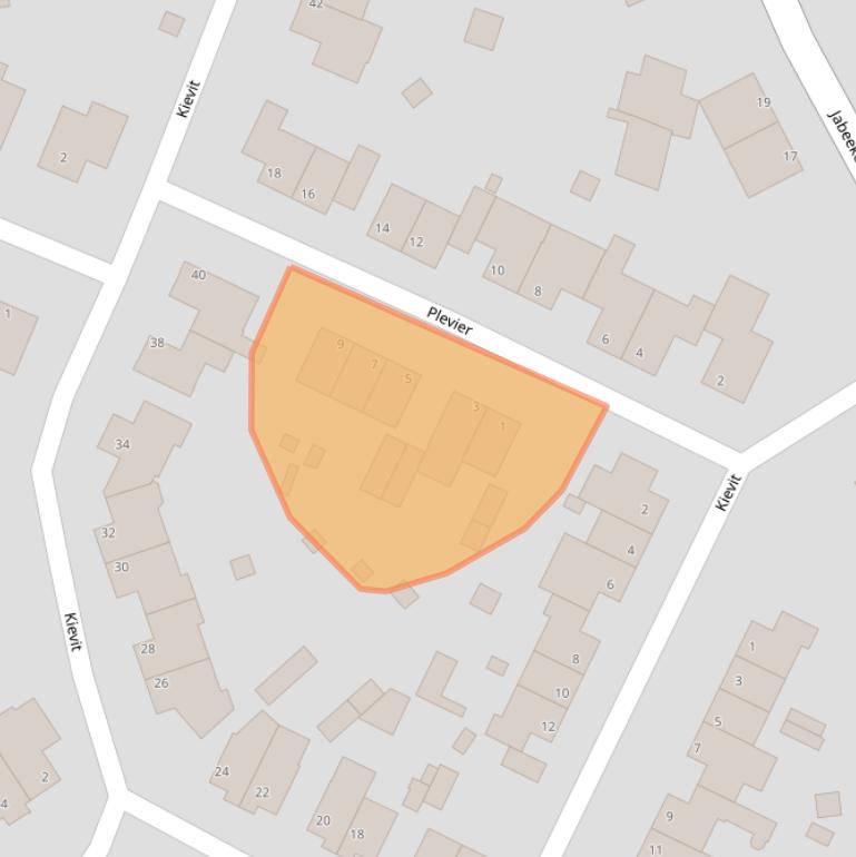 Kaart van postcodegebied 6451LE.