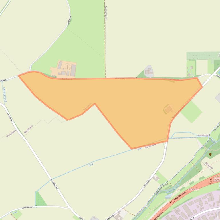 Kaart van postcodegebied 6451PB.