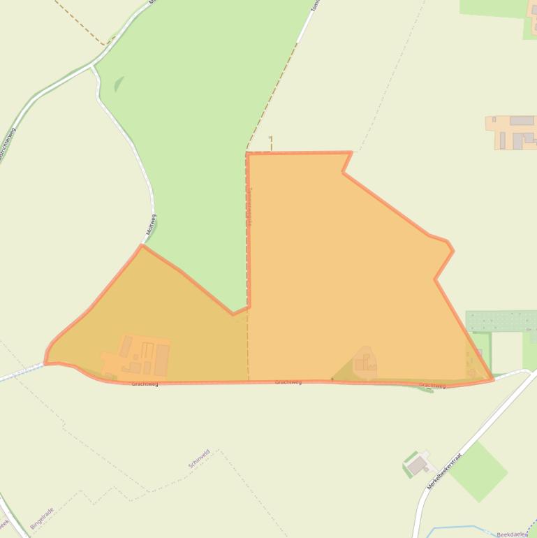 Kaart van postcodegebied 6451PC.