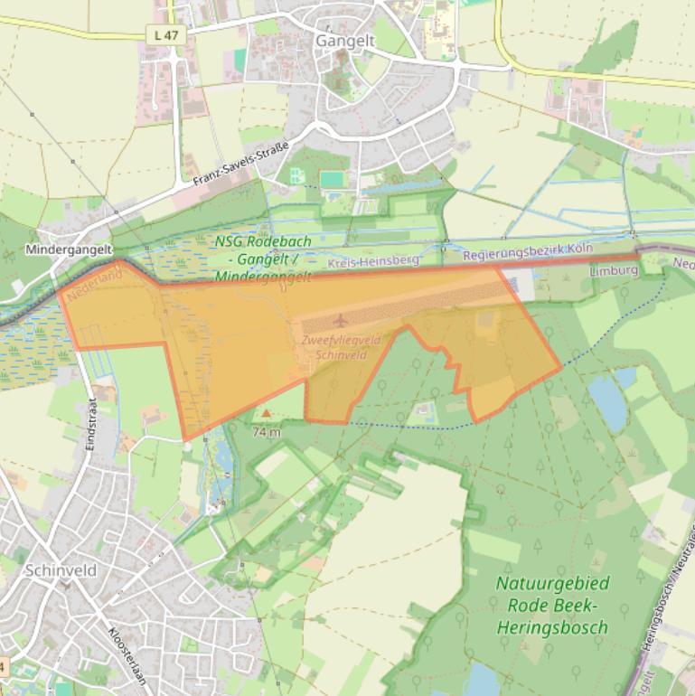 Kaart van postcodegebied 6451PR.