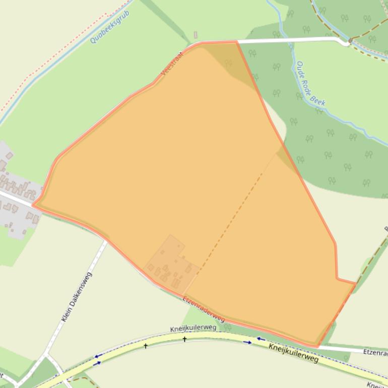 Kaart van postcodegebied 6454AP.