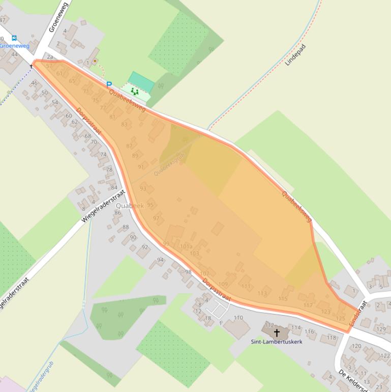 Kaart van postcodegebied 6456AB.