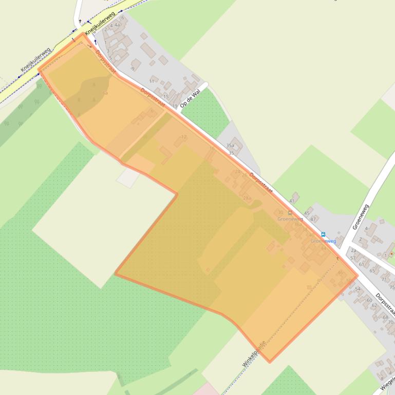 Kaart van postcodegebied 6456AD.