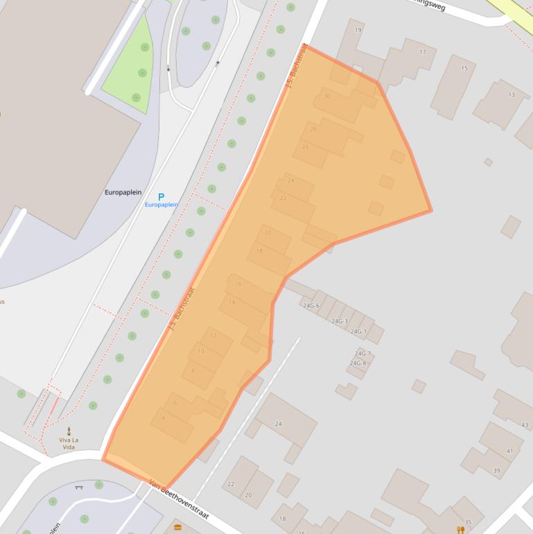 Kaart van postcodegebied 6461AC.