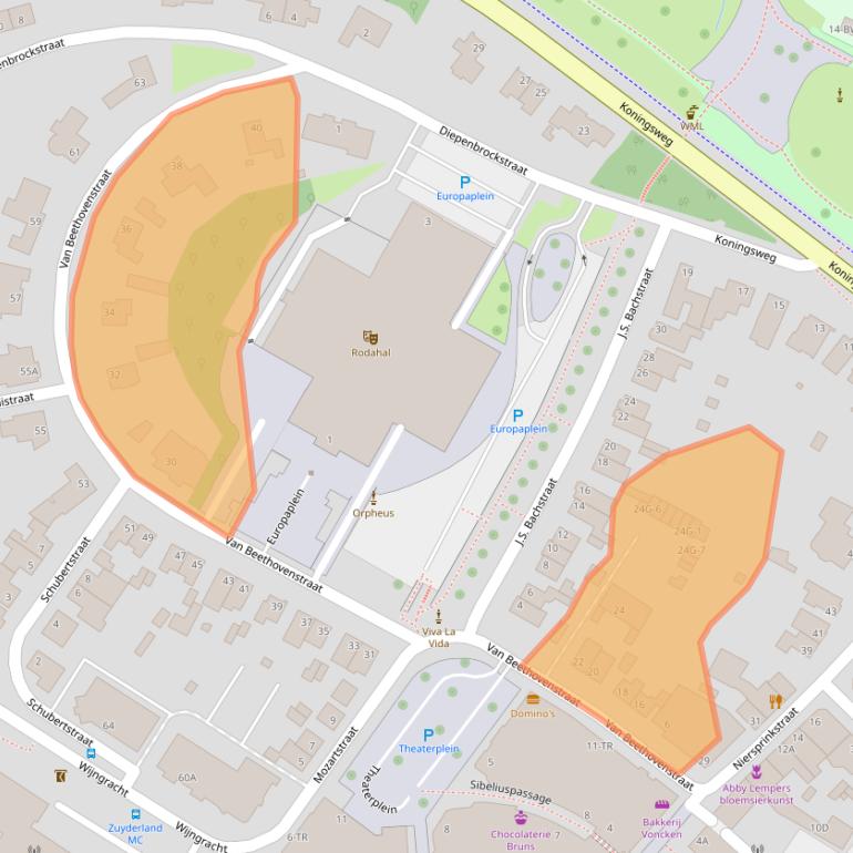 Kaart van postcodegebied 6461AG.