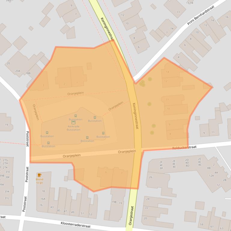 Kaart van postcodegebied 6461AZ.