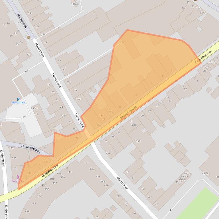 Kaart van postcodegebied 6461EV.