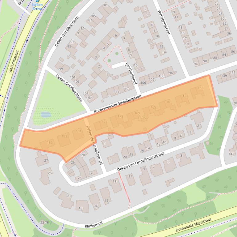 Kaart van postcodegebied 6461GN.