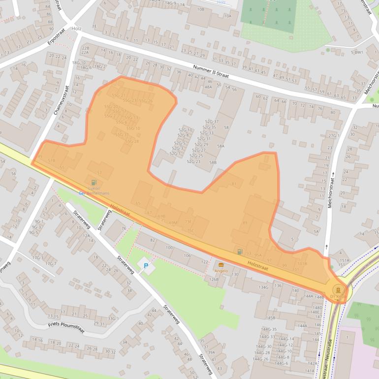 Kaart van postcodegebied 6461HM.