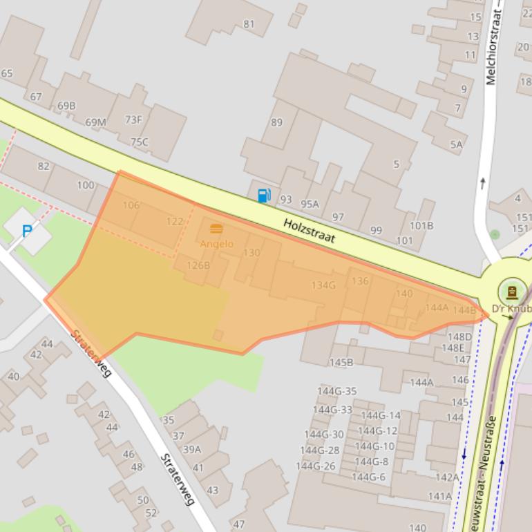 Kaart van postcodegebied 6461HS.