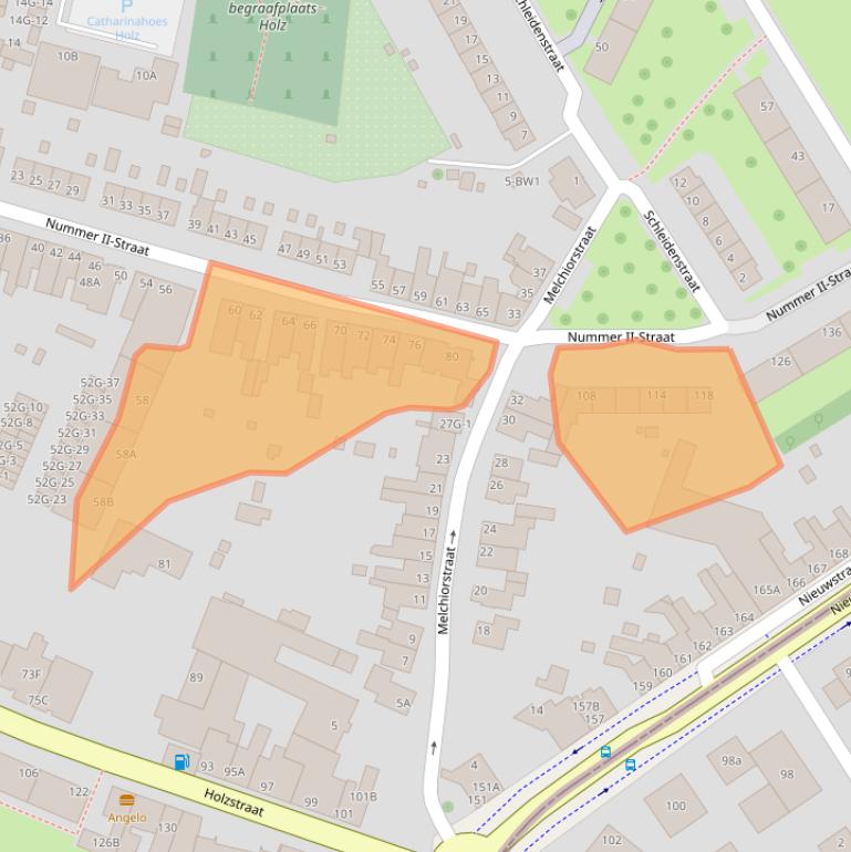 Kaart van postcodegebied 6461JD.