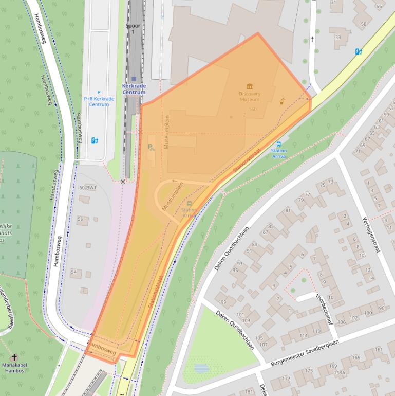 Kaart van postcodegebied 6461MA.