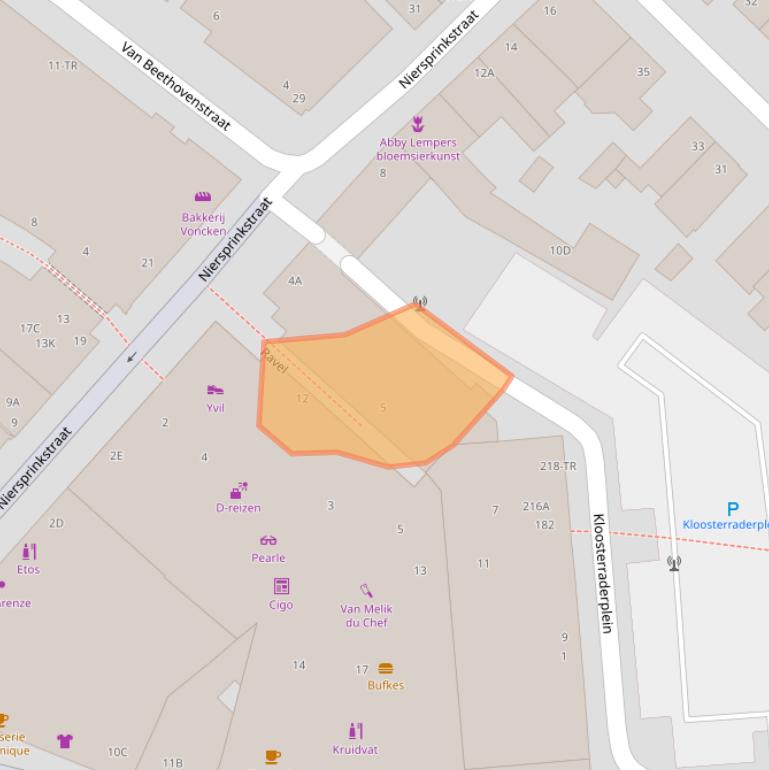 Kaart van postcodegebied 6461NA.