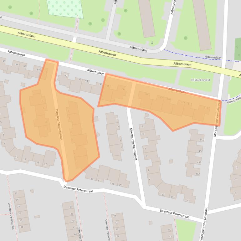 Kaart van postcodegebied 6461TD.