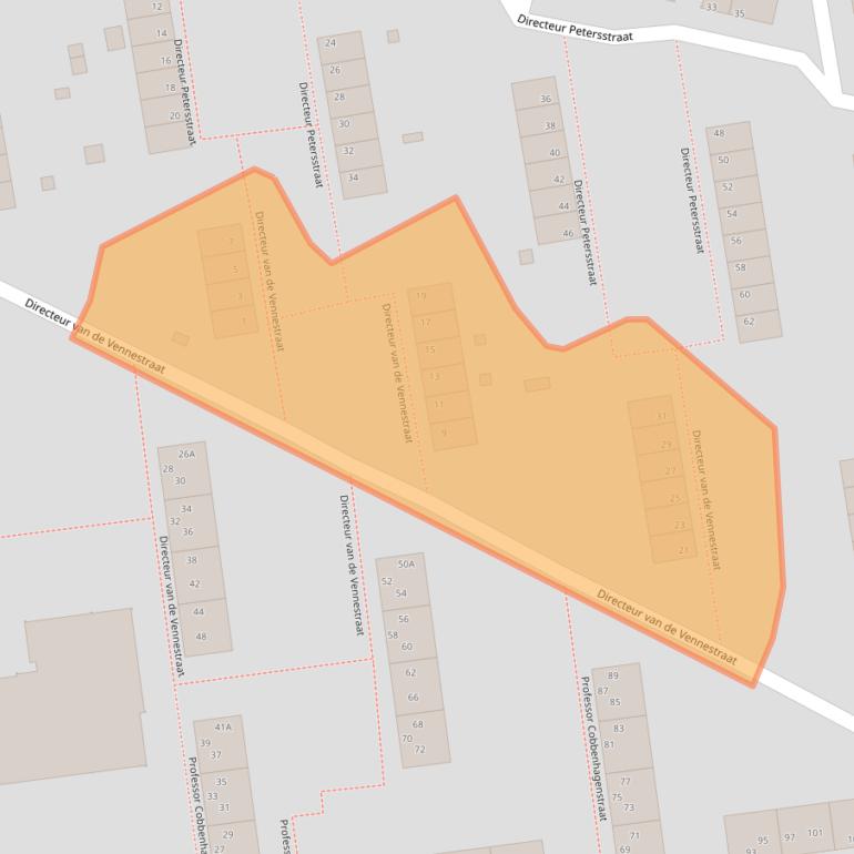 Kaart van postcodegebied 6461TW.