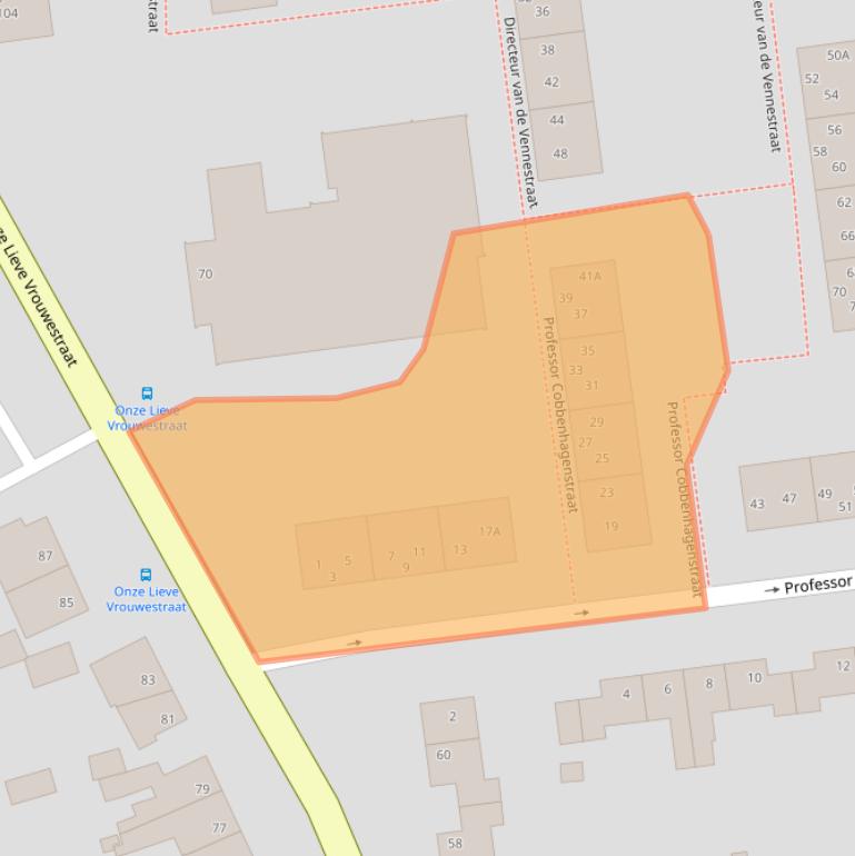 Kaart van postcodegebied 6461VA.