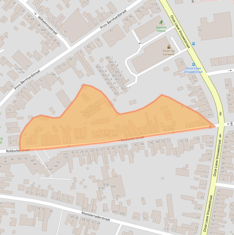 Kaart van postcodegebied 6461VH.