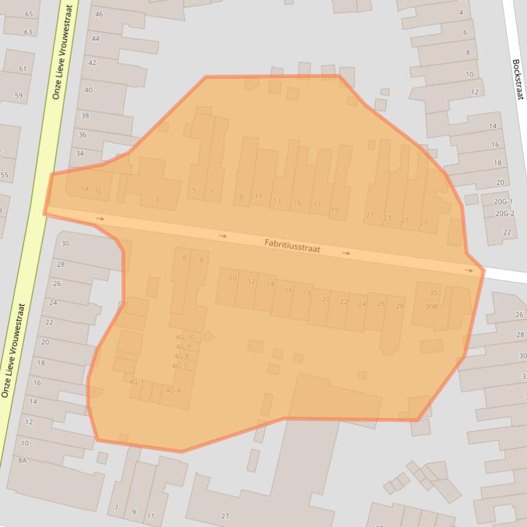 Kaart van postcodegebied 6461VS.