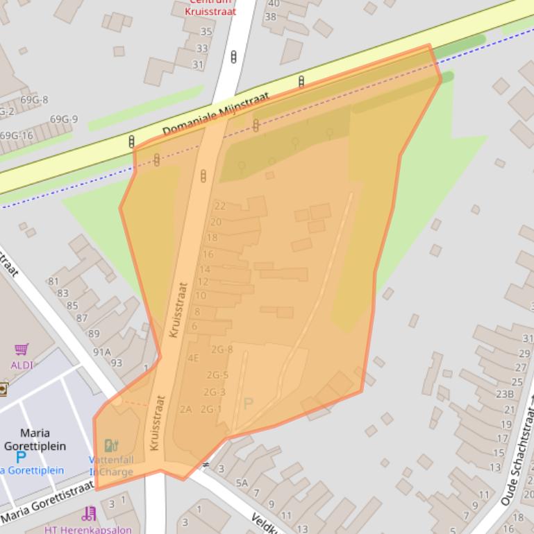 Kaart van postcodegebied 6462AB.