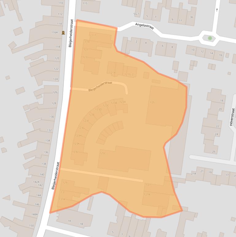 Kaart van postcodegebied 6462AH.