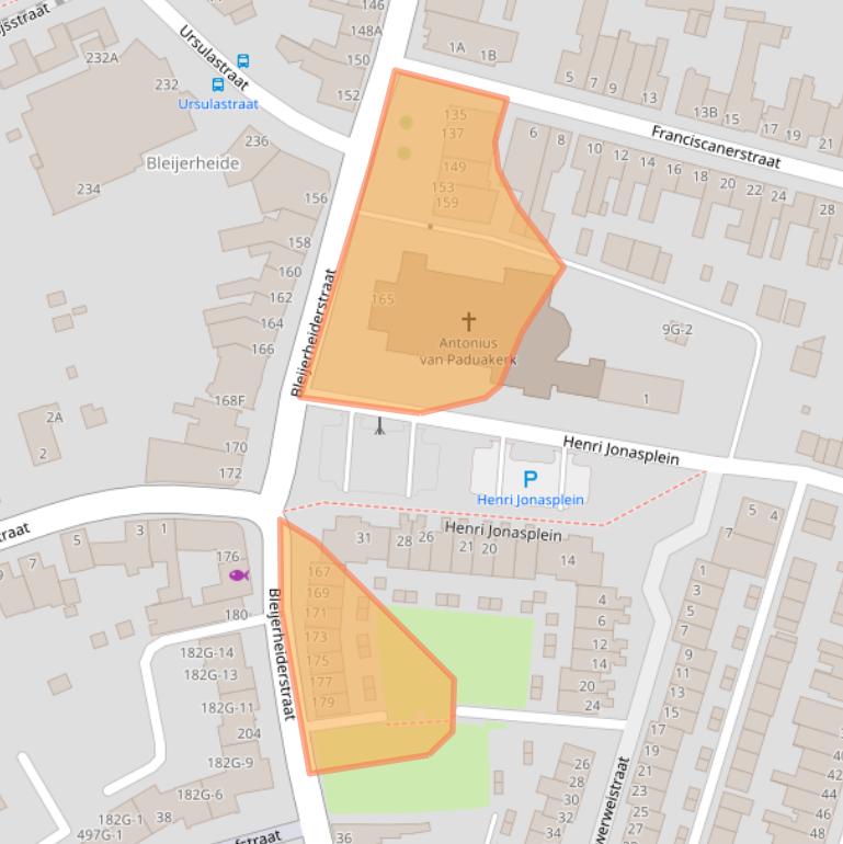 Kaart van postcodegebied 6462AJ.