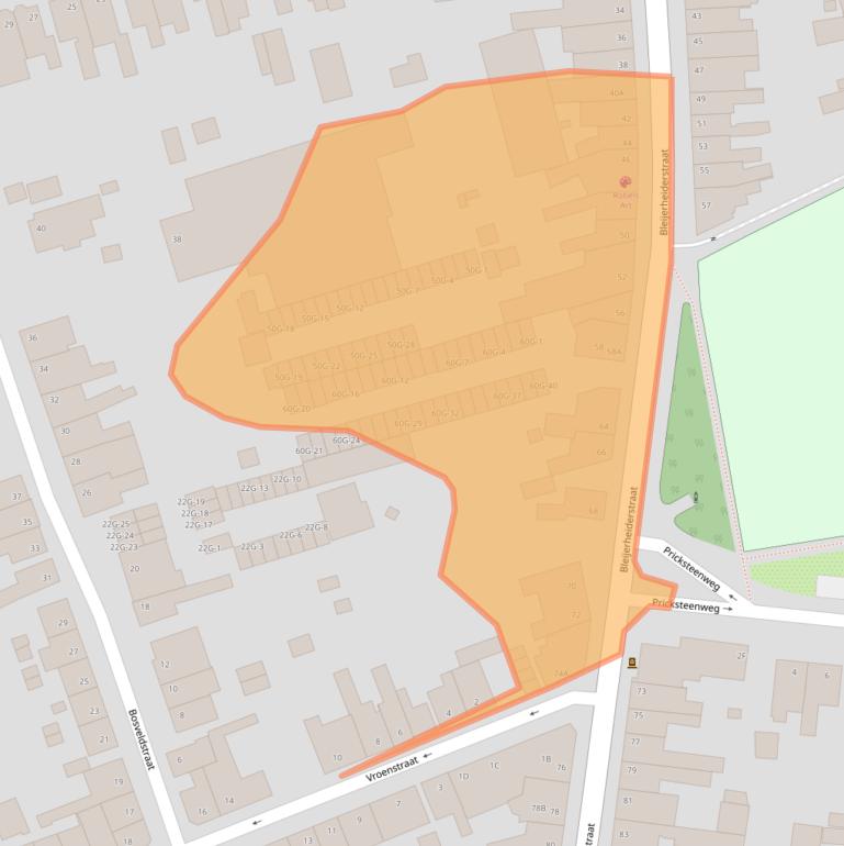 Kaart van postcodegebied 6462AL.