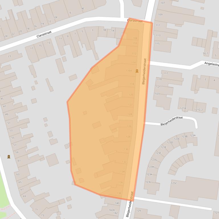 Kaart van postcodegebied 6462AN.