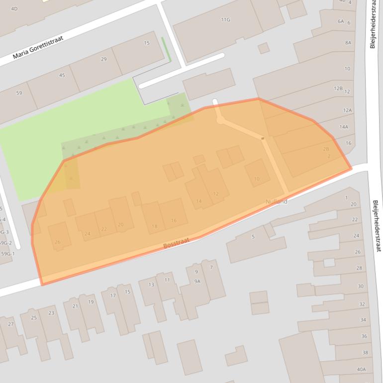 Kaart van postcodegebied 6462AT.