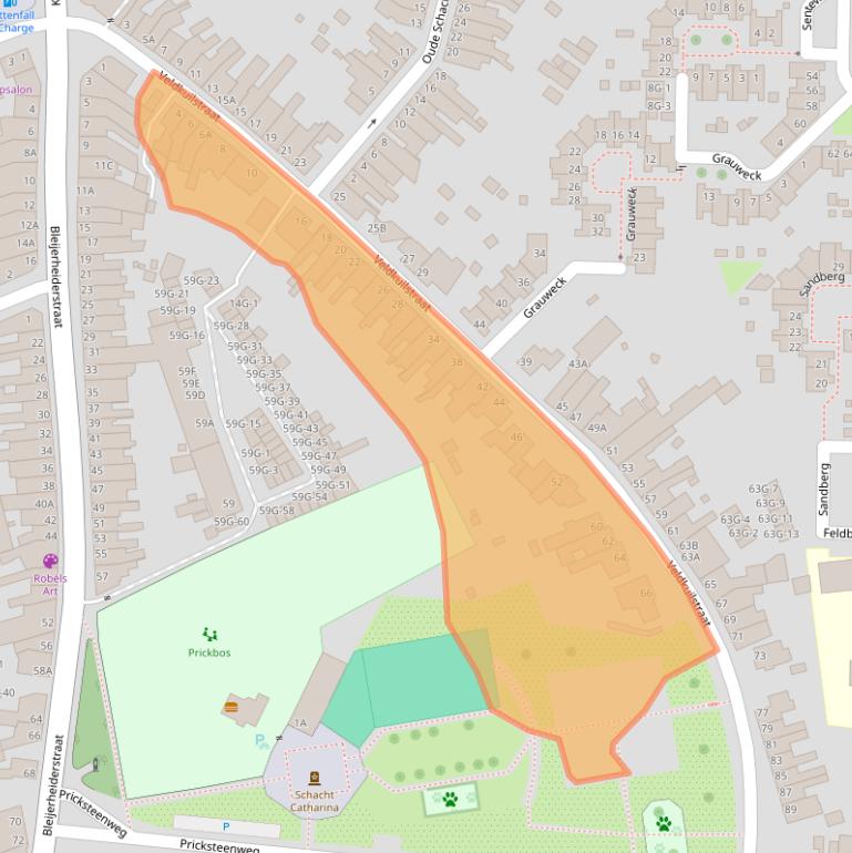 Kaart van postcodegebied 6462BD.