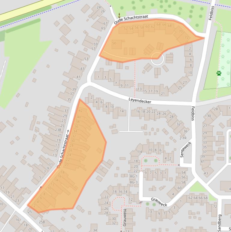 Kaart van postcodegebied 6462BG.