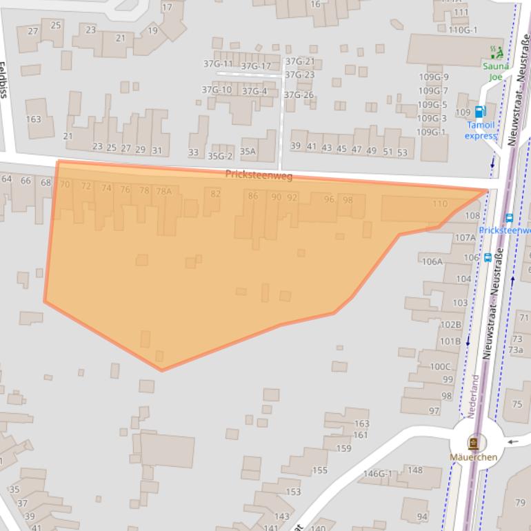 Kaart van postcodegebied 6462BP.