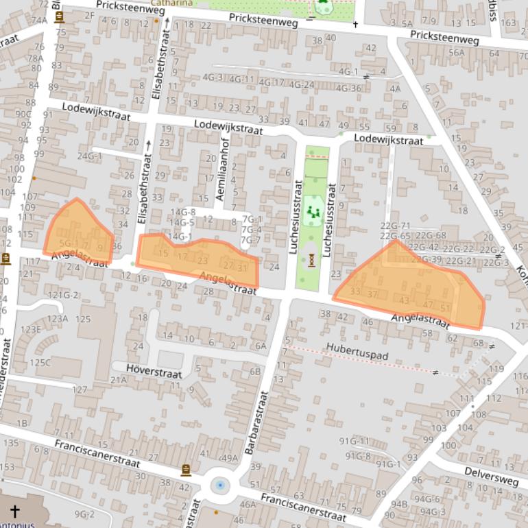 Kaart van postcodegebied 6462CE.