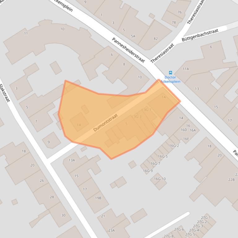 Kaart van postcodegebied 6462CZ.