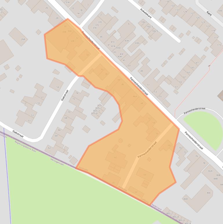 Kaart van postcodegebied 6462ED.