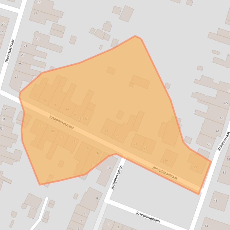 Kaart van postcodegebied 6462EL.