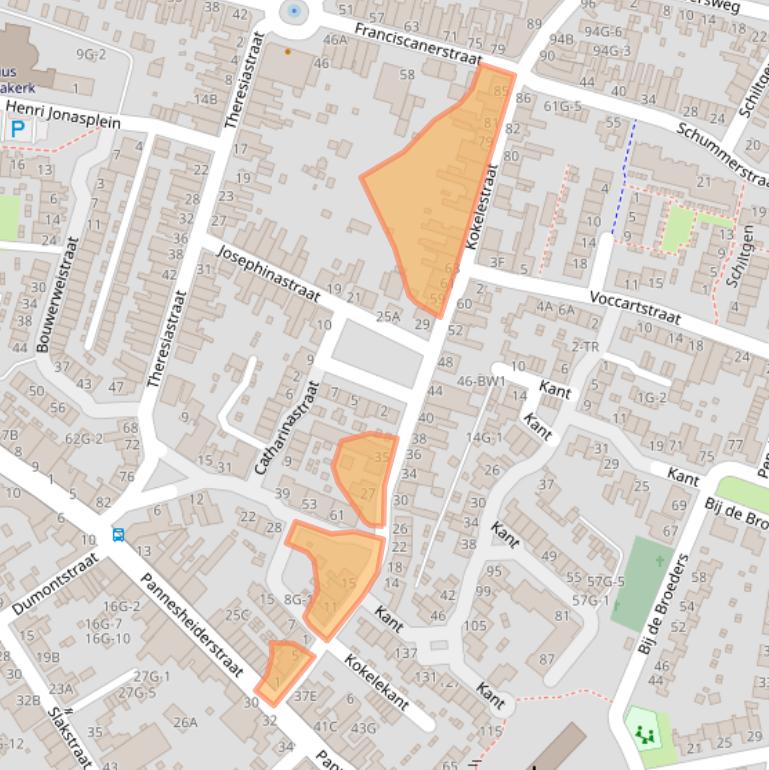 Kaart van postcodegebied 6462EN.