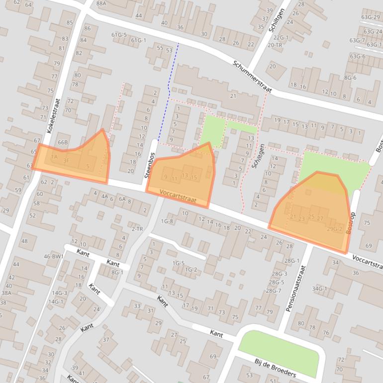 Kaart van postcodegebied 6462GA.