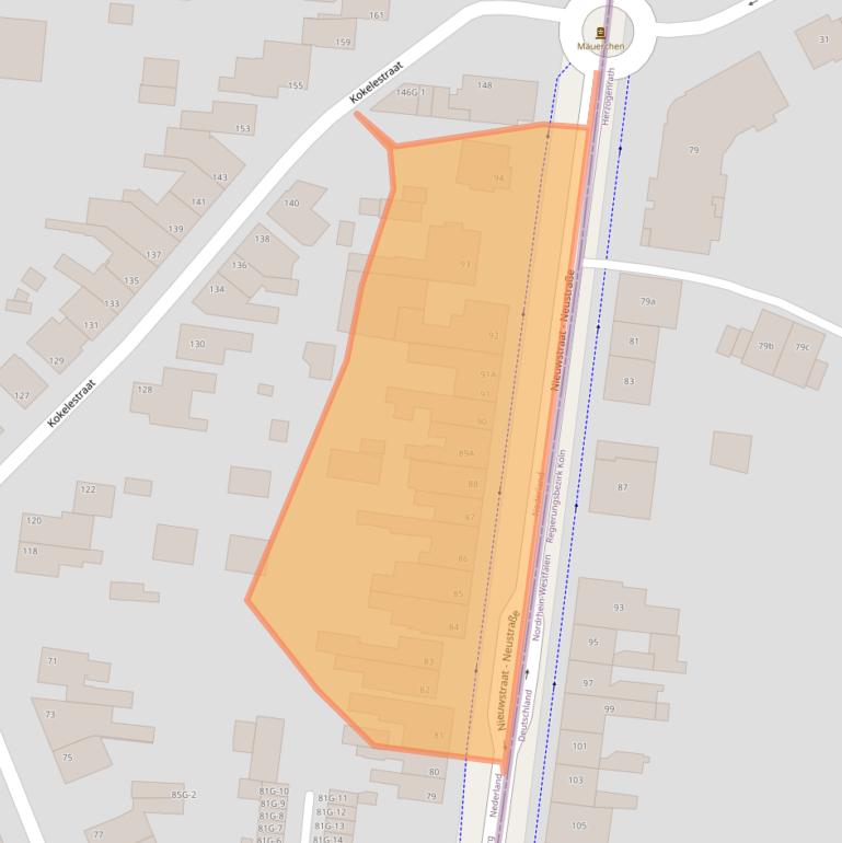 Kaart van postcodegebied 6462GN.