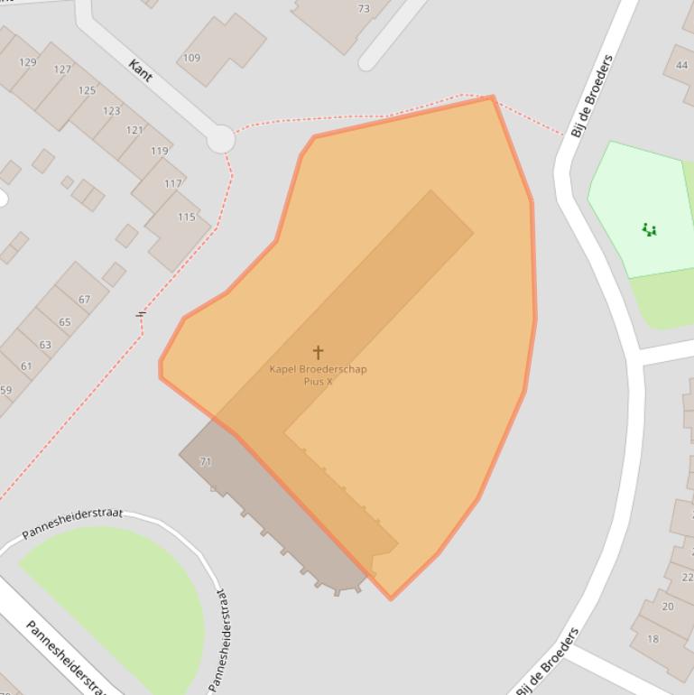 Kaart van postcodegebied 6462GZ.