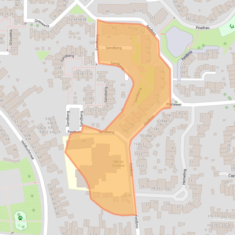 Kaart van postcodegebied 6462HC.