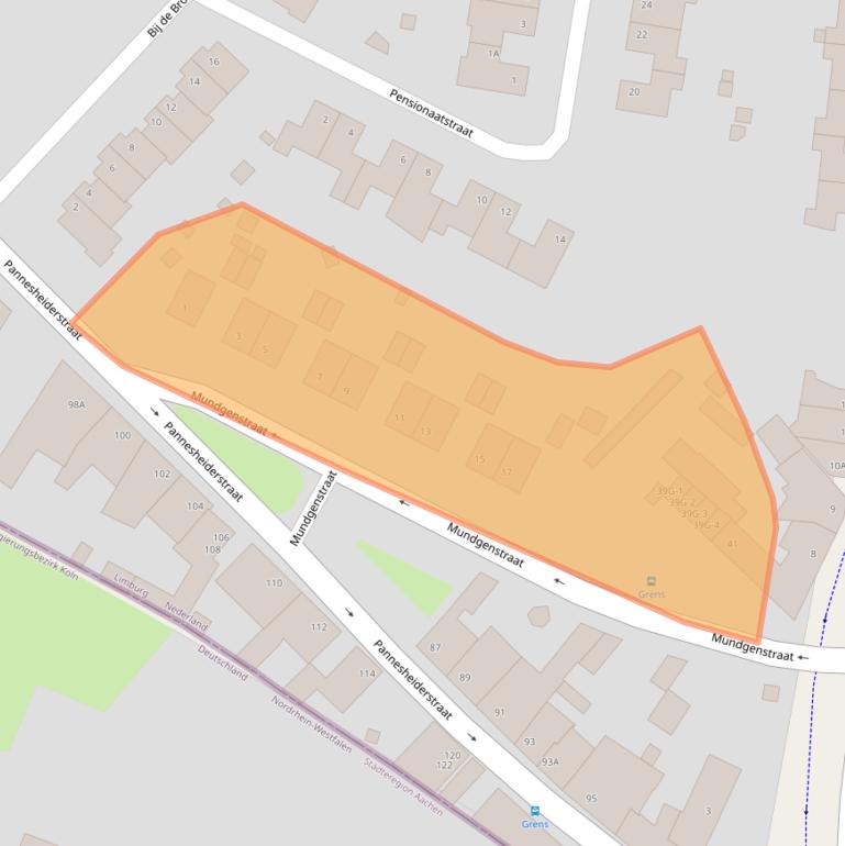 Kaart van postcodegebied 6462HG.