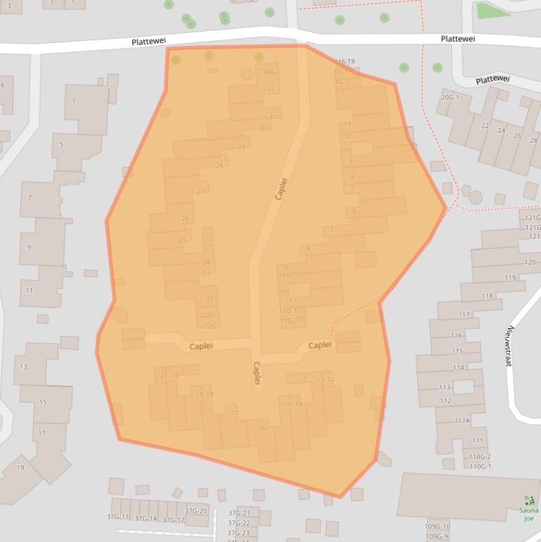 Kaart van postcodegebied 6462HW.