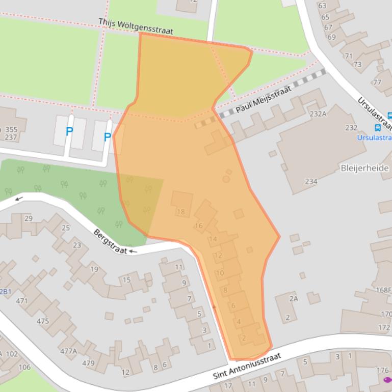 Kaart van postcodegebied 6462RP.